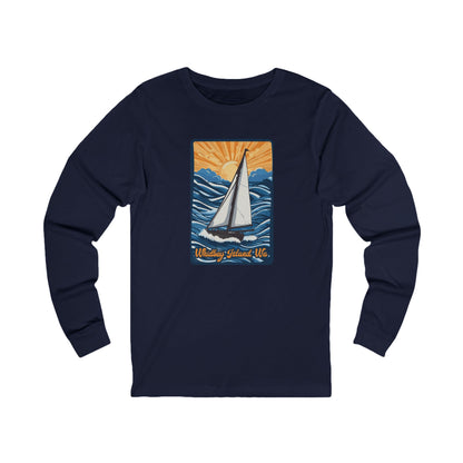 WHIDBEY ISLAND WA   Unisex Jersey Long Sleeve Tee