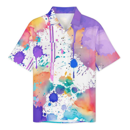 Short Sleeve Shirt with Pockets LM056 (All-Over Printing)