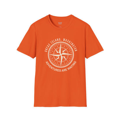 ORCAS ISLAND - Compass Unisex Softstyle T-Shirt