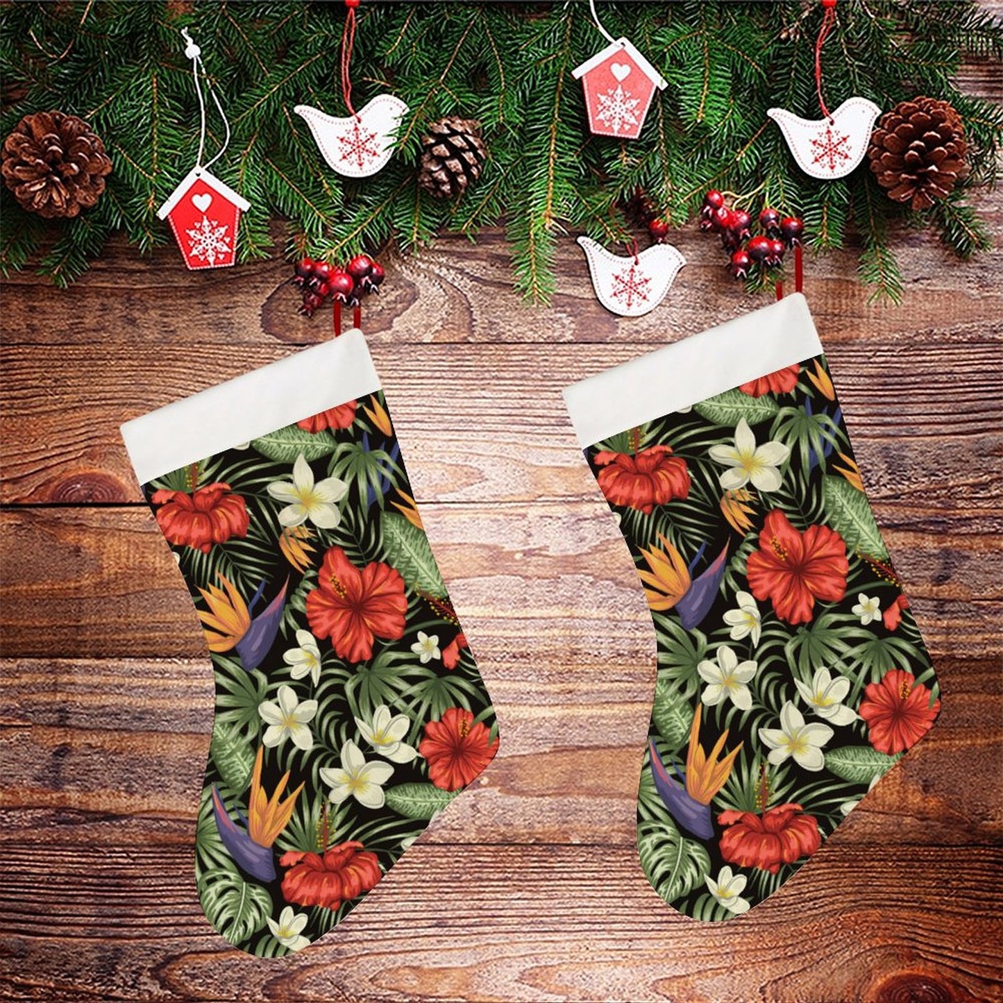 HAWAIIAN Christmas Stocking - CUSTOM