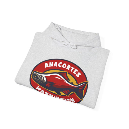 ANACORTES SALMON  Unisex Heavy Blend™ Hooded Sweatshirt