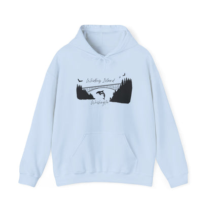 DECEPTION PASS BRIDGE, SCENE  Unisex Heavy Blend™ Hooded Sweatshirt