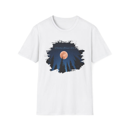 Whidbey Island Moon Night Unisex Softstyle T-Shirt