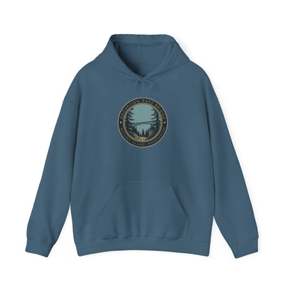 DECEPTION PASS BRIDGE, LOOKOUT Unisex Heavy Blend™ Hooded Sweatshirt