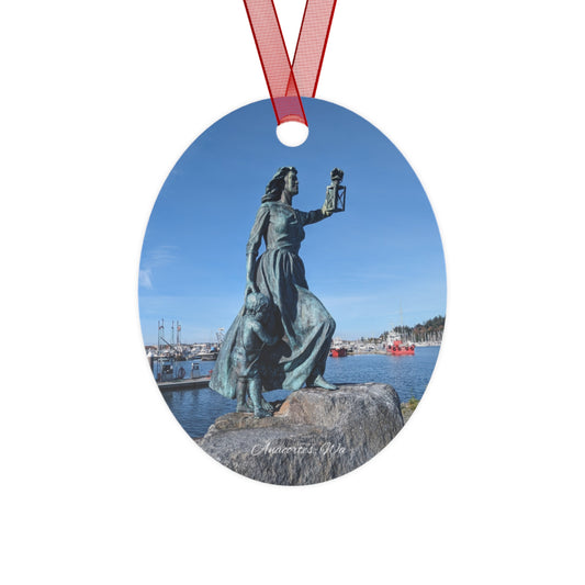 ANACORTES LADY Metal Ornament