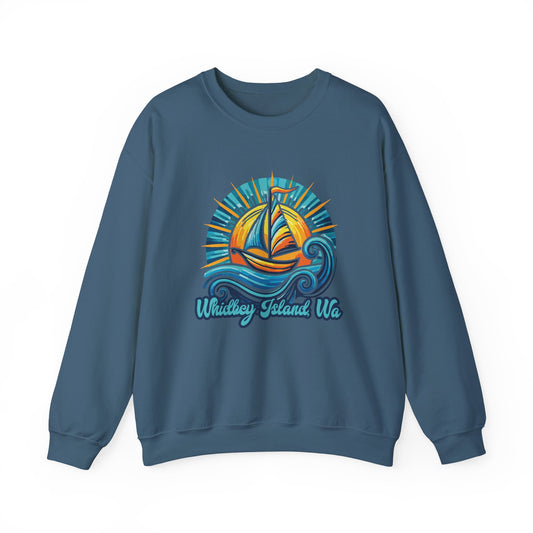 WHIDBEY ISLAND WA  Celebrate Unisex Heavy Blend™ Crewneck Sweatshirt