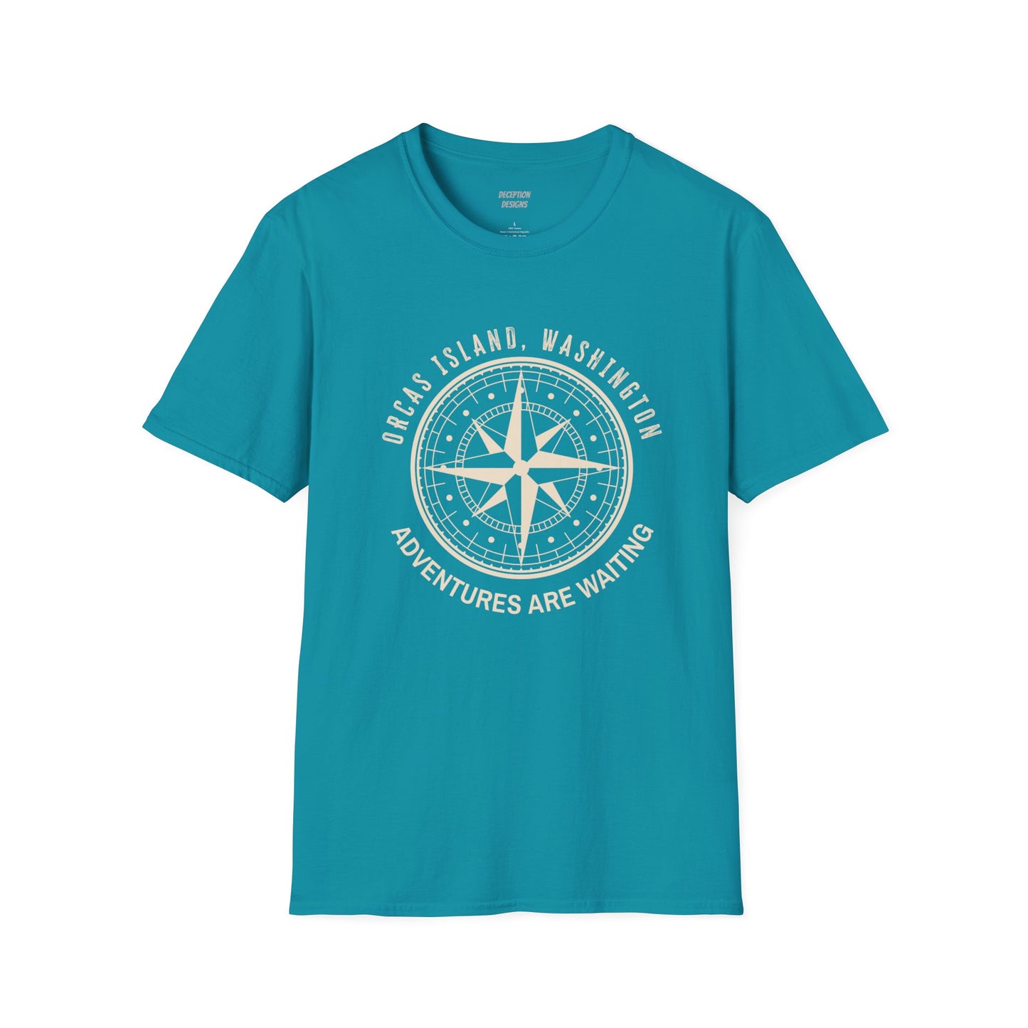 ORCAS ISLAND - Compass Unisex Softstyle T-Shirt