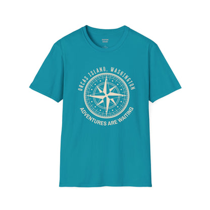 ORCAS ISLAND - Compass Unisex Softstyle T-Shirt