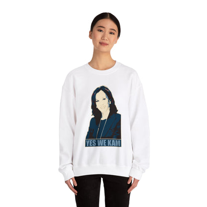 YES WE KAM -1-Unisex Heavy Blend™ Crewneck Sweatshirt