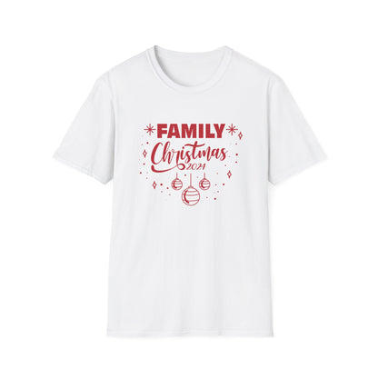 FAMILY CHRISTMAS 2024  Ornaments Unisex Softstyle T-Shirt