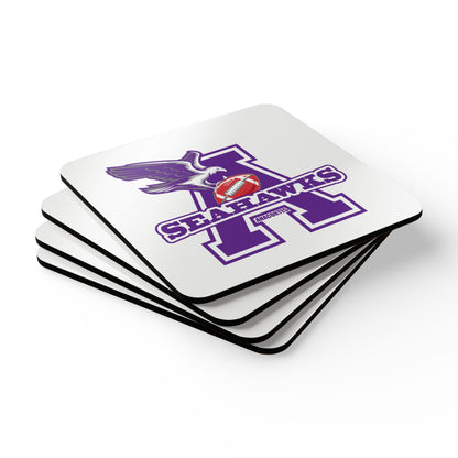 ANACORTES SEAHAWKS Corkwood Coaster Set