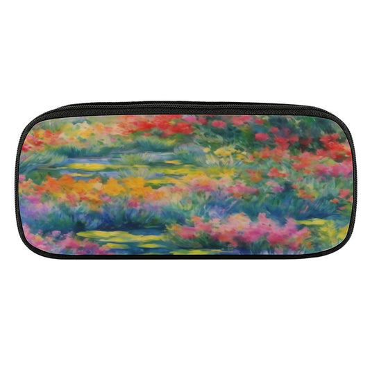 WILDFLOWER POND   Leather Pencil Case