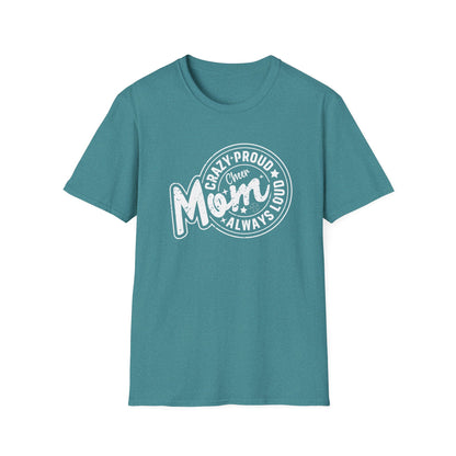 CHEER CRAZY PROUD MOM Unisex Softstyle T-Shirt