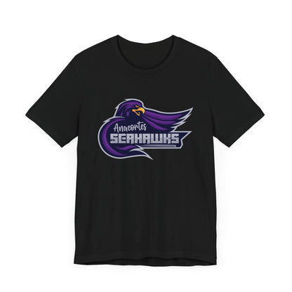 ANACORTES SEAHAWKS swoosh2  Unisex Jersey Short Sleeve Tee