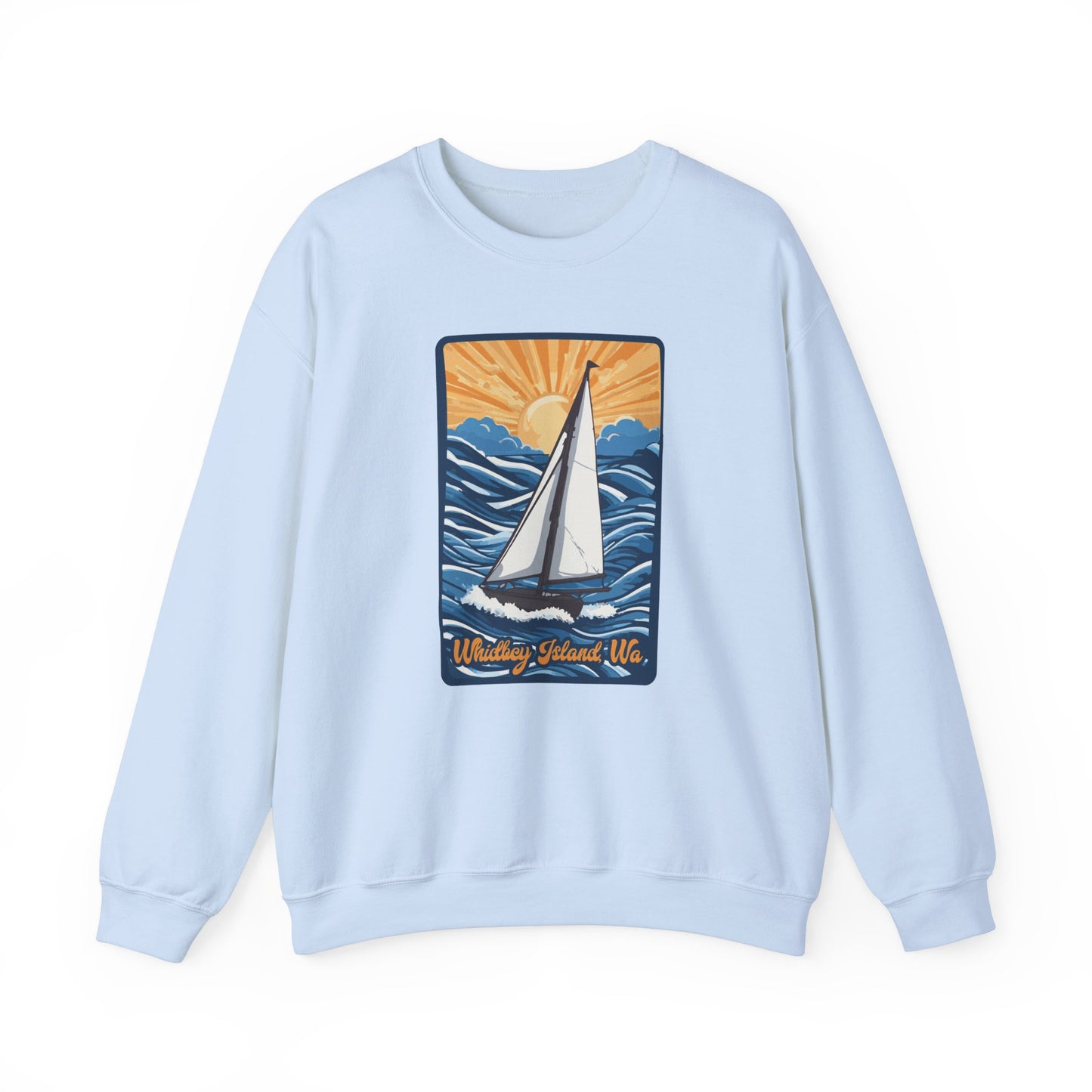 WHIDBEY ISLAND WA   Unisex Heavy Blend™ Crewneck Sweatshirt