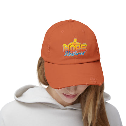 HOPE RESTORED Unisex Distressed Cap