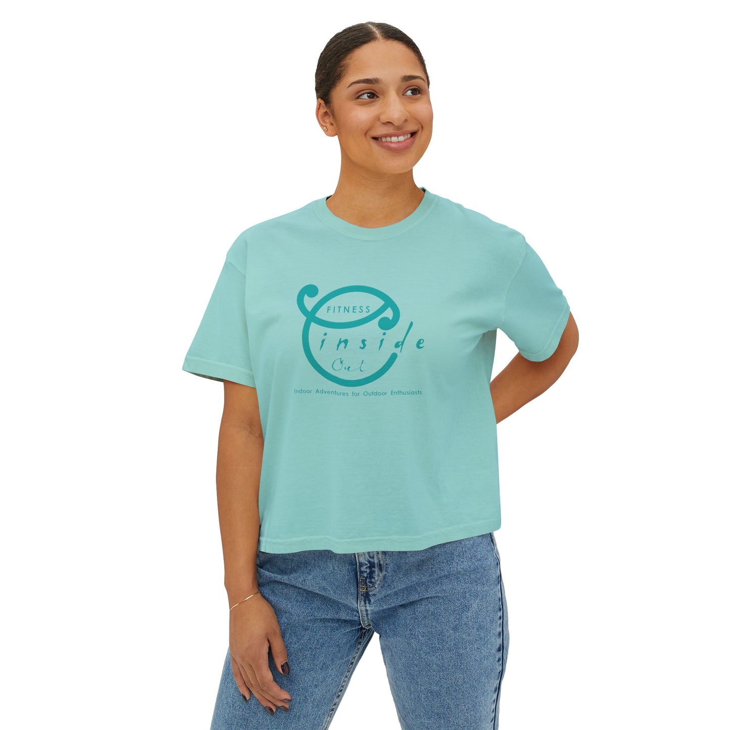 IO FITNESS Women's Boxy Tee