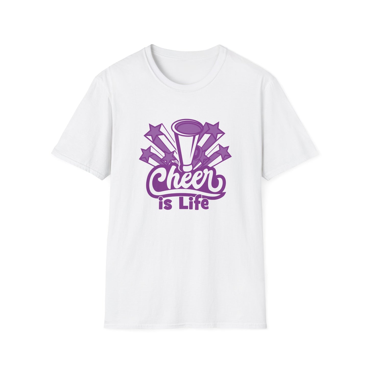 CHEER IS LIFE  Unisex Softstyle T-Shirt