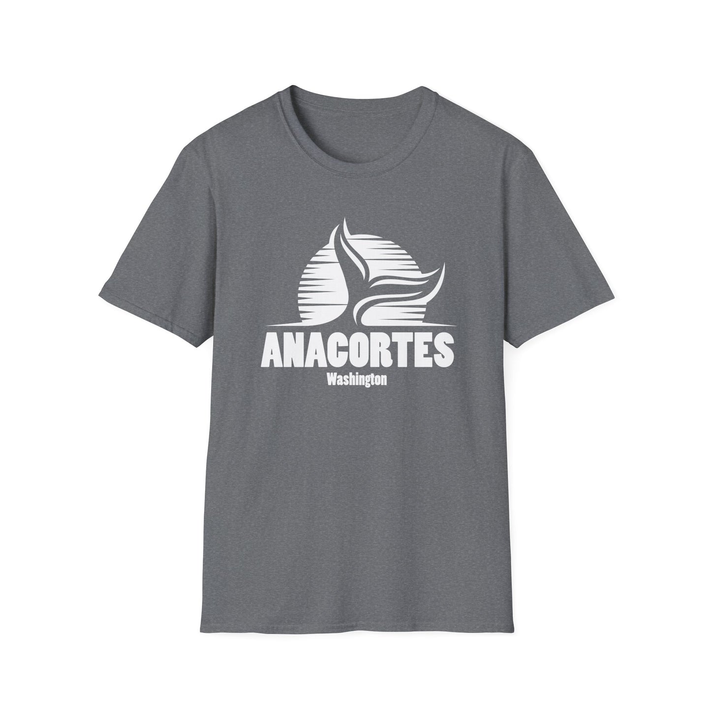 Whale Tail  - Anacortes Unisex Softstyle T-Shirt