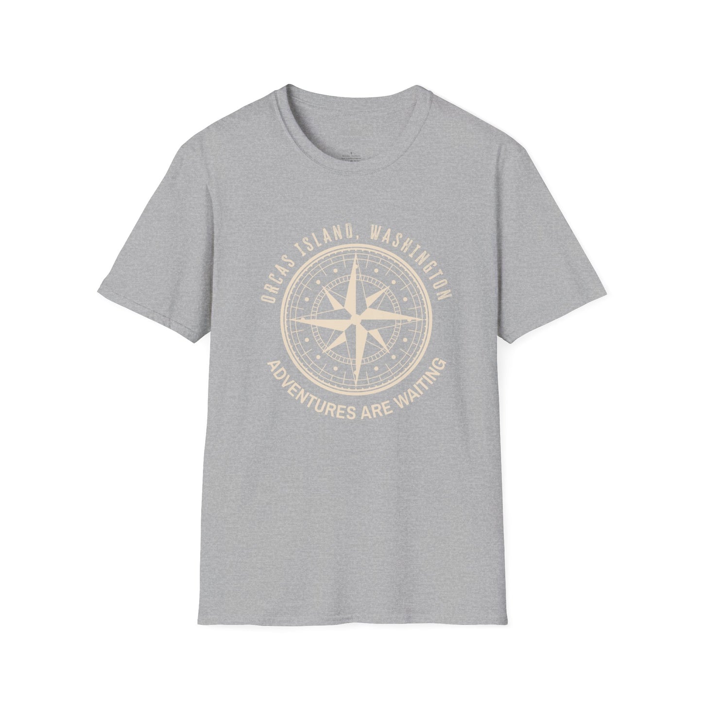 ORCAS ISLAND - Compass Unisex Softstyle T-Shirt