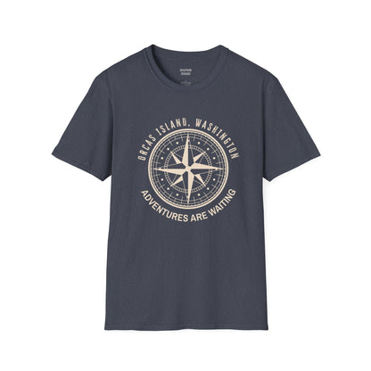 ORCAS ISLAND - Compass Unisex Softstyle T-Shirt