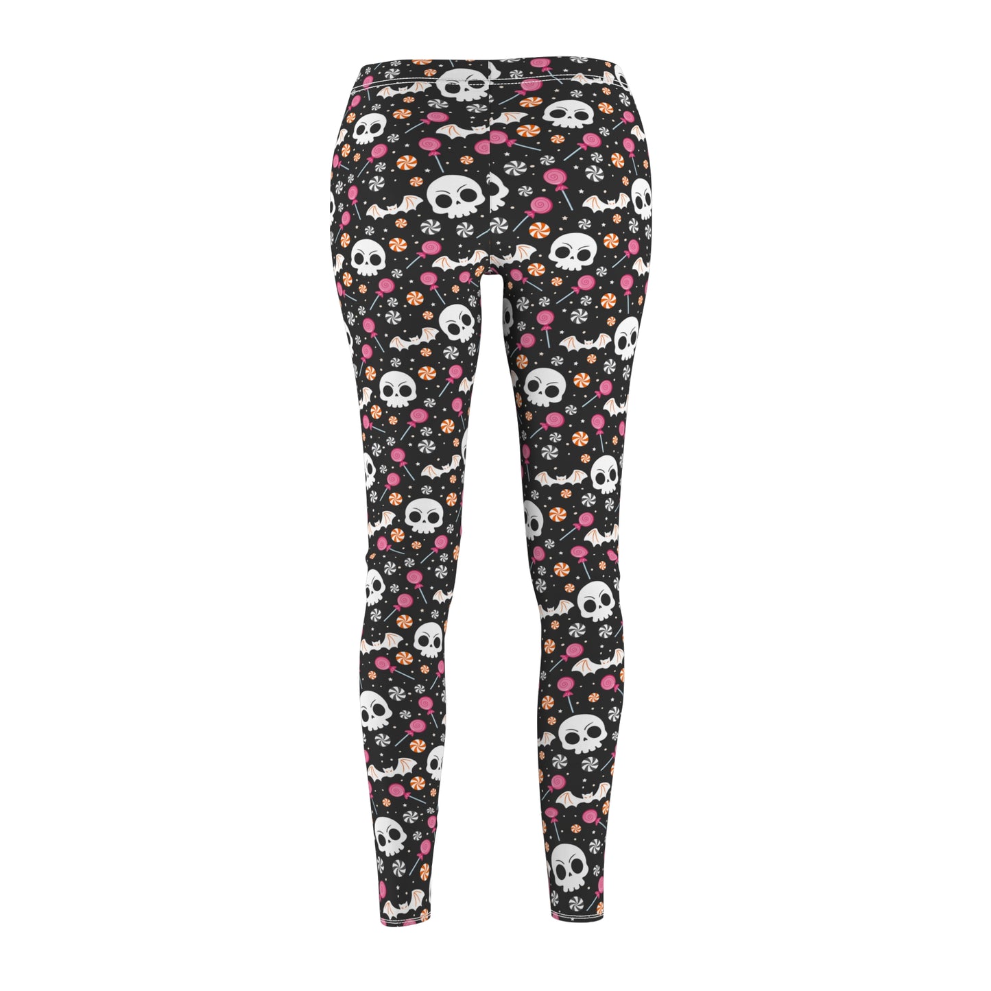 Cute Candy Skulls Leggings