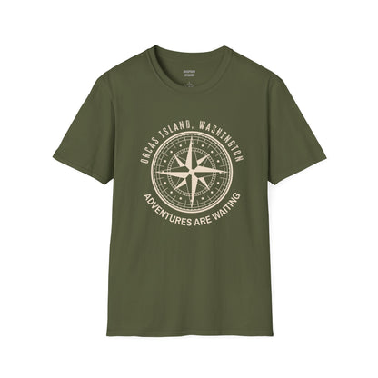 ORCAS ISLAND - Compass Unisex Softstyle T-Shirt