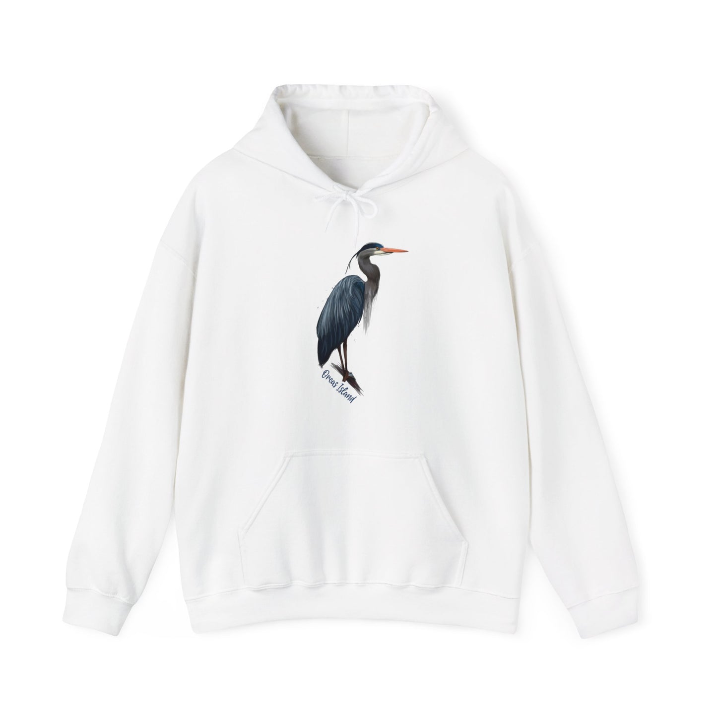 ORCAS ISLAND HERON Unisex Heavy Blend™ Hooded Sweatshirt