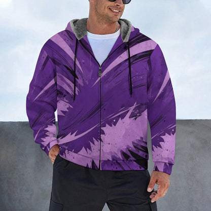 Zip up Hoodie with Plush Lining
