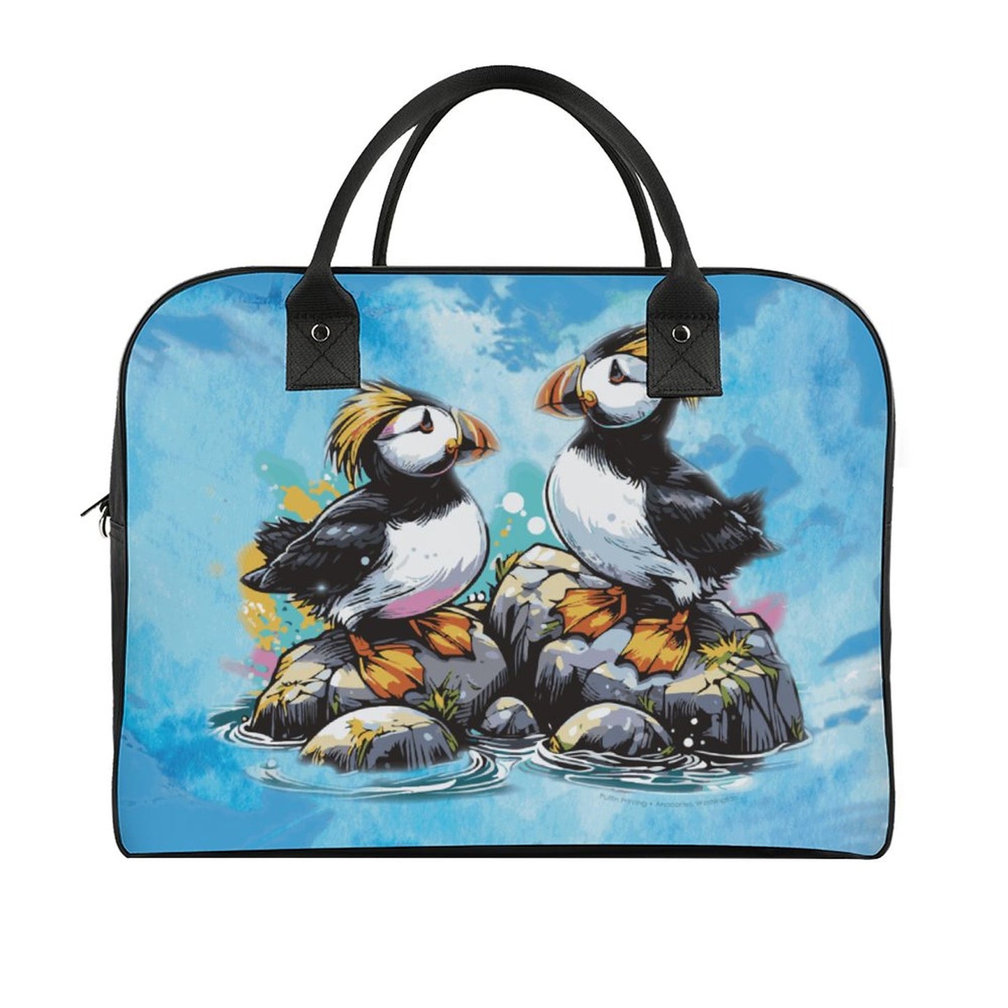 Fun TUFTED PUFFIN Travel Bag