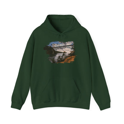 DECEPTION PASS BRIDGE - Unisex Heavy Blend™ Hooded Sweatshirt