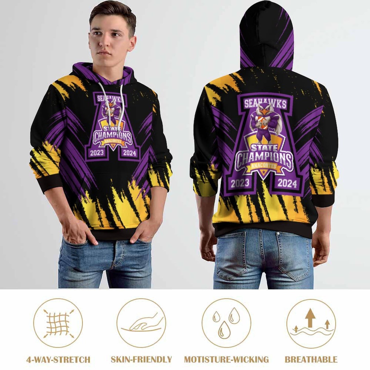 ANACORTES SEAHAWKS STATE CHAMP Hoodie