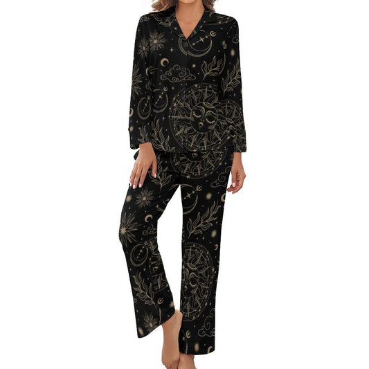 V-Neck Women Night Wear Suit DTZ (All-Over Printing)