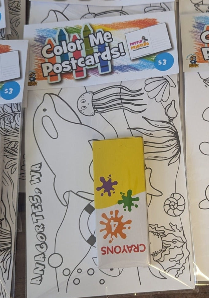 COLOR ME POSTCARD - ANACORTES