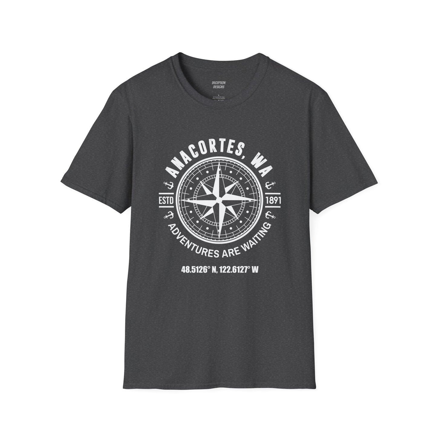 ANACORTES COMPASS Unisex Softstyle T-Shirt