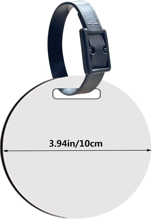 CUSTOM PHOTO BAG TAG - CIRCLE