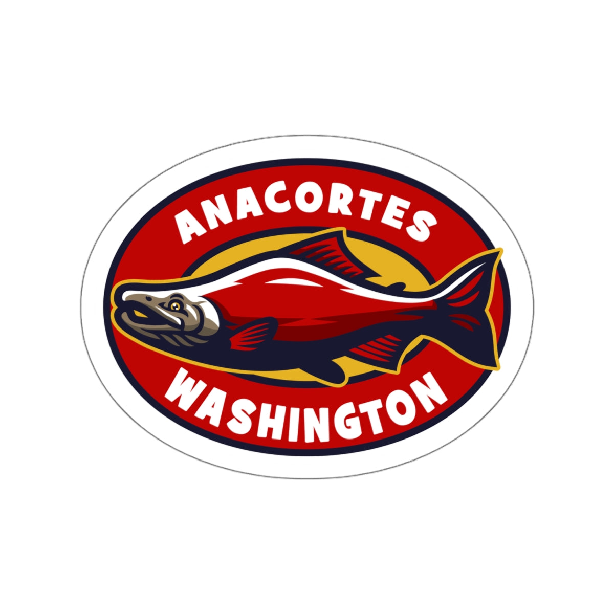 ANACORTES SALMON Sticker