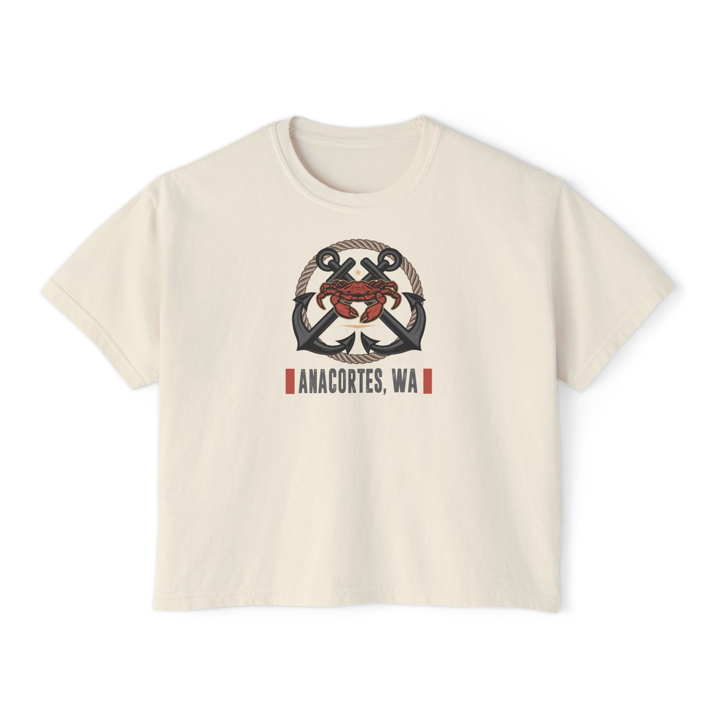 ANACORTES CRAB Women's Boxy Tee