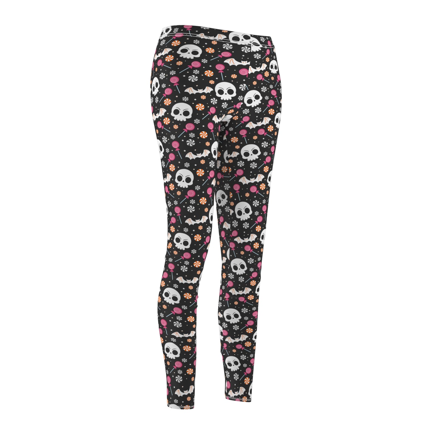 Cute Candy Skulls Leggings