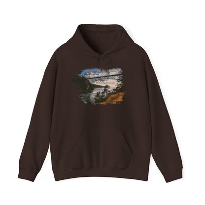DECEPTION PASS BRIDGE - Unisex Heavy Blend™ Hooded Sweatshirt