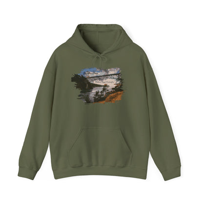 DECEPTION PASS BRIDGE - Unisex Heavy Blend™ Hooded Sweatshirt
