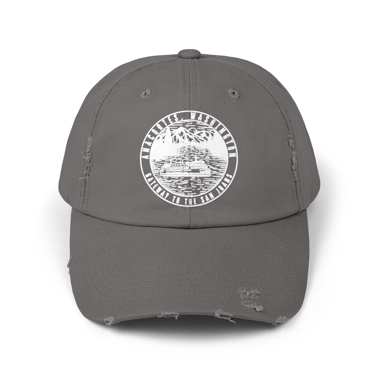 Anacortes Gateway Ferry Unisex Distressed Cap