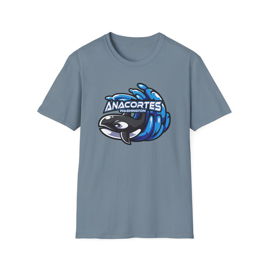 ANACORTES ORCA MASCOT Unisex Softstyle T-Shirt