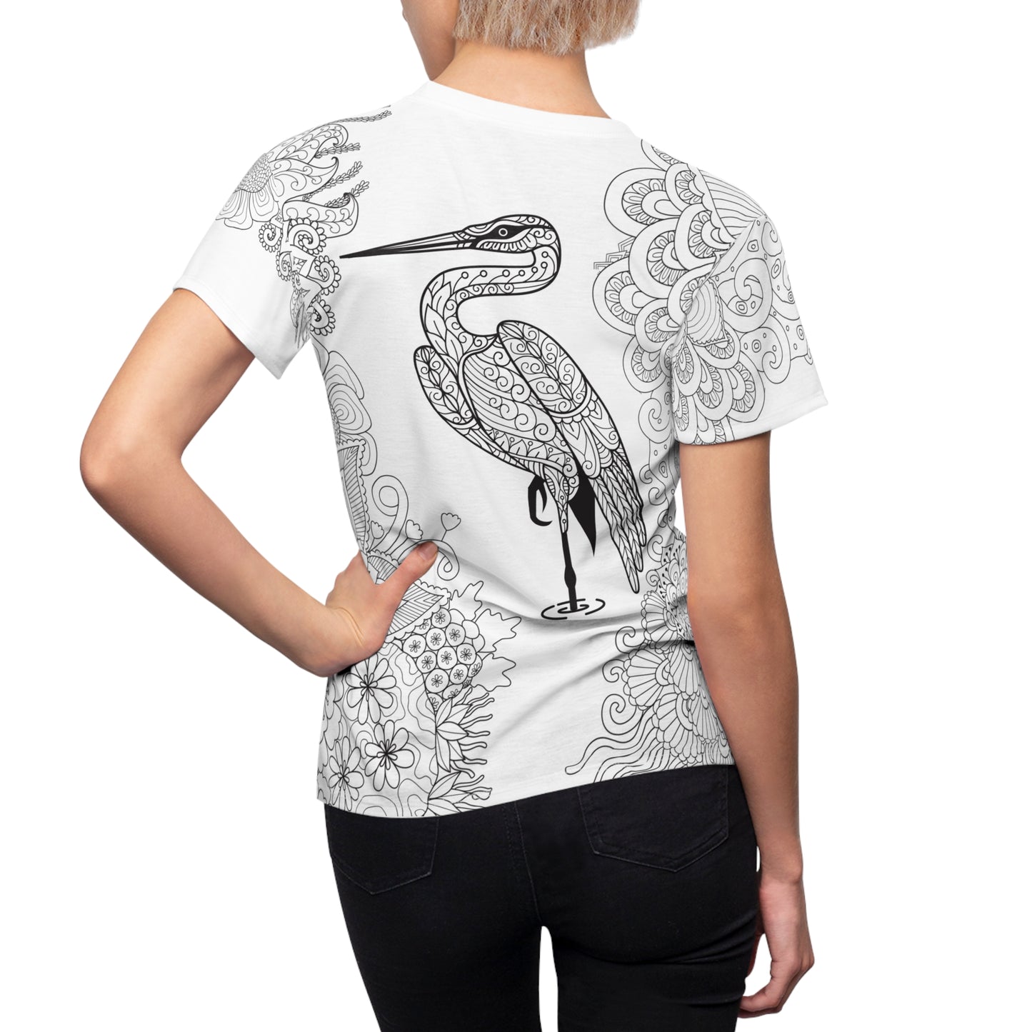 COLOR ME SHIRT! HERON