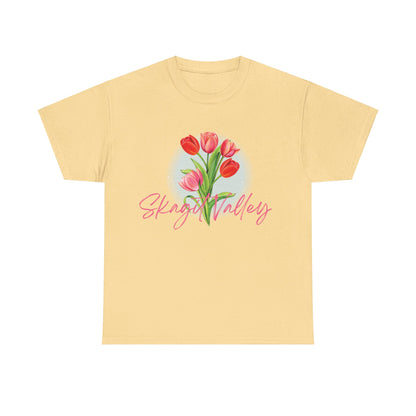 SKAGIT VALLEY - SOFT TULIPS - Unisex Heavy Cotton Tee