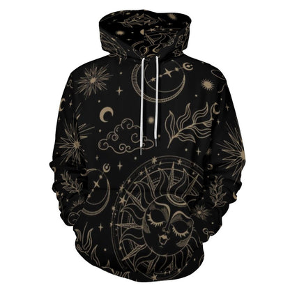 230gsm Men's Cool Hoodie with Double-layer Cap (All-Over Printing)