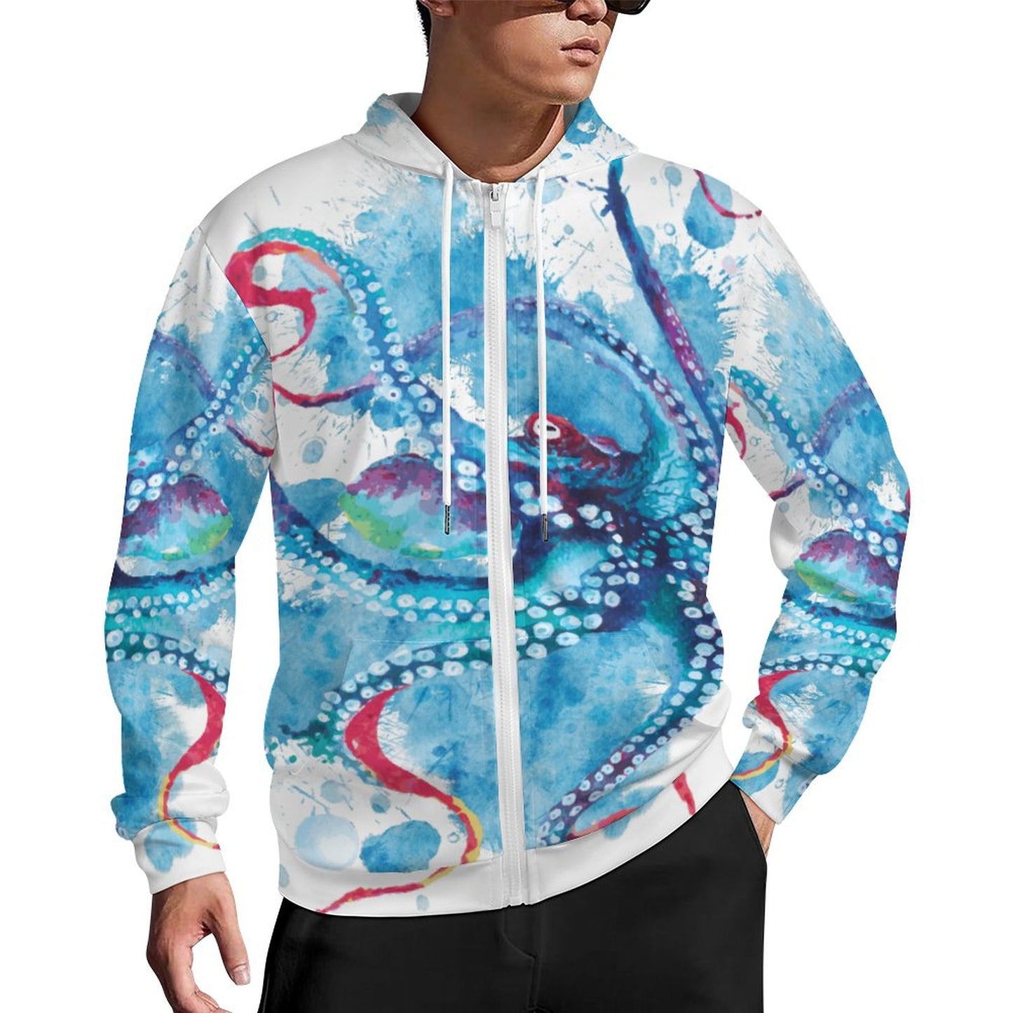 OCTOPUS 230gsm Men’s Zip Up Hoodie GH (All-Over Printing)