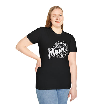 CHEER CRAZY PROUD MOM Unisex Softstyle T-Shirt