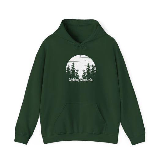 Whidbey Island Moonlight Unisex Heavy Blend™ Hooded Sweatshirt