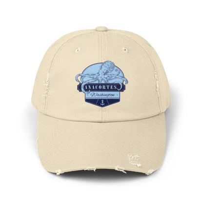 Octopus Anacortes Unisex Distressed Cap